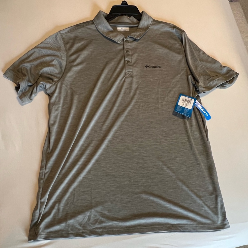 Columbia Gray Polo Omni Shade XLT